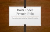 Haiti under French Rule