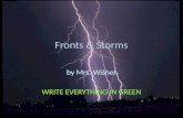 Fronts & Storms