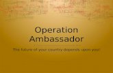 Operation  Ambassador