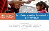 Two-Generation Implementation & Policy Issues