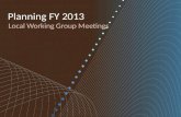 Planning FY 2013