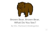 Brown Bear, Brown Bear,  What Do You See?