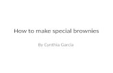 How to make special brownies