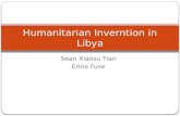 Humanitarian  Inverntion  in Libya