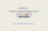 EMAZE  online presentation tool