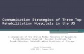 Communication Strategies of Three Top Rehabilitation Hospitals in the  US