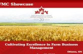 Cultivating Excellence in Farm Business Management Ottawa, ON June 12, 2013