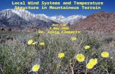 Local Wind Systems and Temperature Structure in Mountainous Terrain