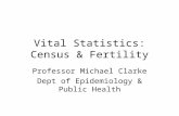 Vital Statistics: Census & Fertility