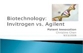 Biotechnology: Invitrogen  vs. Agilent