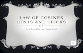 Law of cosines hints and tricks