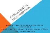 Employment in Highland Park