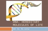 Dna : Hereditary molecules of life
