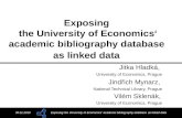 Exposing the University of Economics‘ academic bibliography database  as linked data