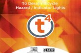 To Design Bicycle  Hazard / Indicator Lights