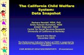 The California Child Welfare System: Data Snapshot