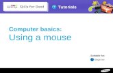 Computer basics:  Using a mouse