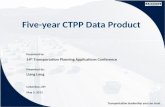 Five-year  CTPP  Data Product
