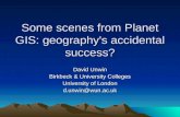 Some scenes from Planet GIS:  geography's accidental success?