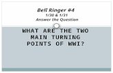 Bell Ringer #4  1/30 & 1/31  Answer the Question