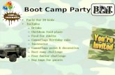 Boot Camp Party