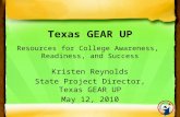 Texas GEAR UP Resources for College Awareness,  Readiness, and Success