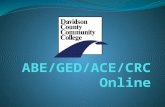 ABE/GED/ACE/CRC  Online