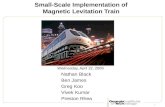 Small-Scale Implementation of Magnetic Levitation Train