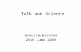 Talk and Science