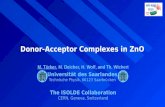 Donor-Acceptor Complexes in  ZnO