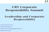 Leadership and Corporate Responsibility