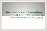 Inventors and Inventions of the 19 th  Century