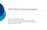 FDA Risk Communication