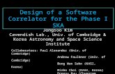 Design of a Software Correlator for the Phase I SKA
