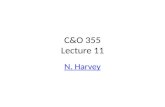 C&O 355 Lecture 11