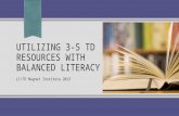 Utilizing 3-5 TD Resources with Balanced Literacy