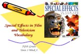 Special Effects in Film and Television Vocabulary