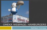 Omeka Webpage: Hamburgers