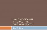 Locomotion In Interactive Environments