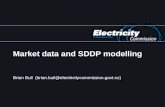 Market data and SDDP modelling
