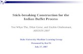 Stick-breaking Construction for the Indian Buffet Process
