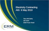 Electricity Contracting AIG  6 May 2010