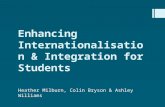 Enhancing Internationalisation & Integration for Students