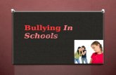 Bullying In Schools