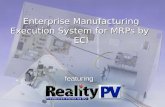 Enterprise Manufacturing Execution System for MRPs by  ECI