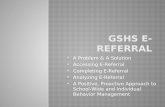 GSHS E-Referral