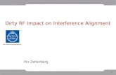 Dirty RF Impact on Interference Alignment
