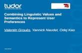 Combining Linguistic  Values and  Semantics  to  Represent  User  Preferences