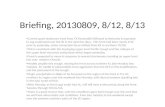 Briefing,  20130809, 8/12, 8/13