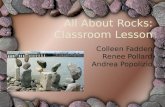 All About Rocks: Classroom Lesson
